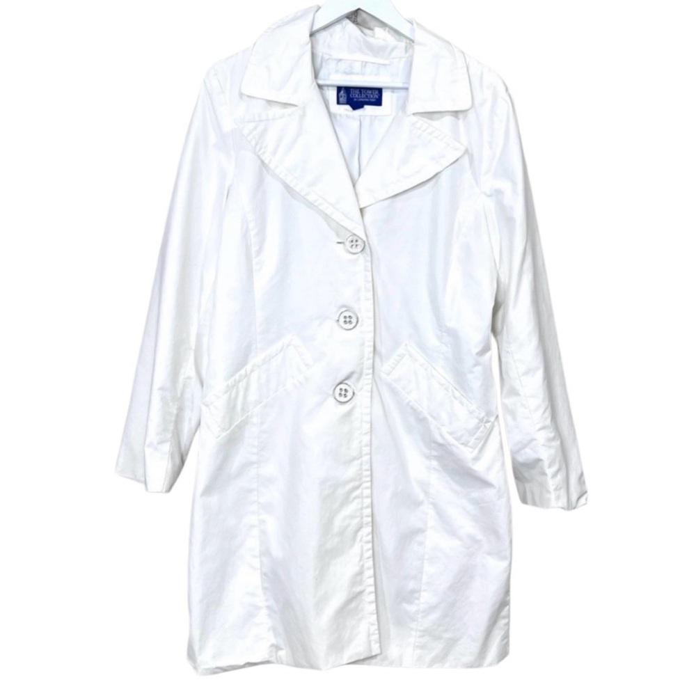 The Tower Collection London Fog Women's White Lined Coat